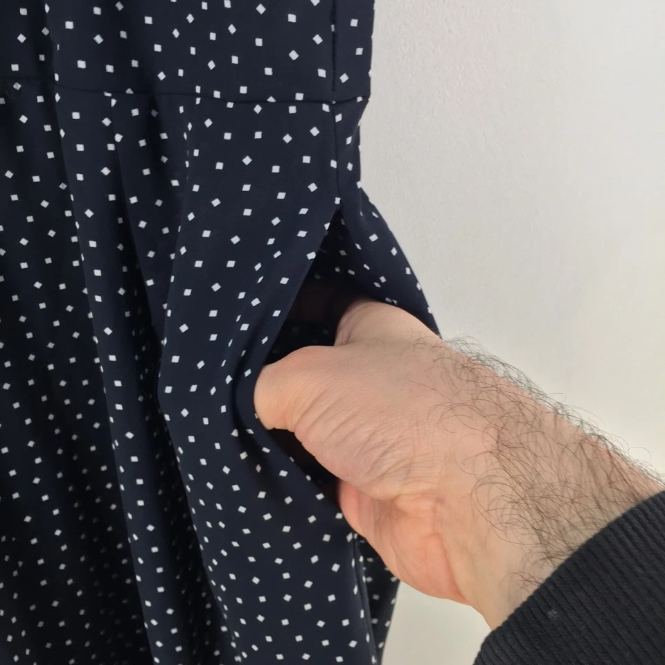 Mono mujer Dotti talla 14 azul marino lunares sin mangas pierna ancha 116828 Foto 4 de 4