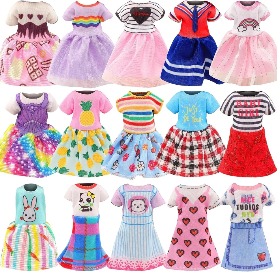 30件装切尔西娃娃衣服和配件包括4件上衣4件男孩娃娃裤子 — 第 3/4 张图片