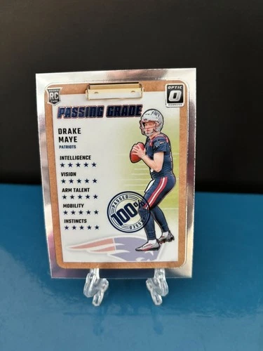 2024 Panini Donruss Optic - Passing Grade Drake Maye #4 (RC)