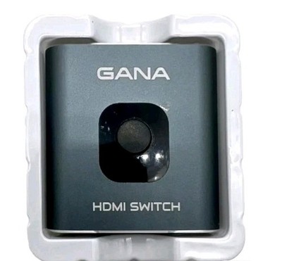 HDMI Switch 4K@60Hz Splitter, GANA Aluminum Bidirectional HDMI Switcher 2 in 1