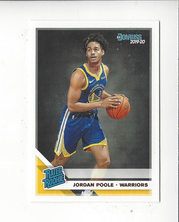 2019-20 Donruss #226 Jordan Poole RR RC 