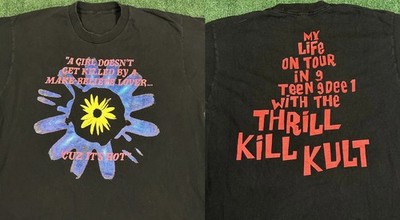 My Life With The Thrill Kill Kult  A Girl  Shirt Remake Twoside TU196