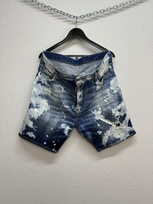 Dsquared2 Men s Distressed Denim Shorts Blue Size W36