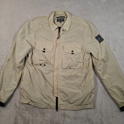 Marshall Artist Jacke Herren Medium Beige Terrasse Freizeit Utility Overshirt Tech
