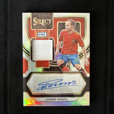 2023-24 Panini Select FIFA Soccer Andres Iniesta Patch Auto