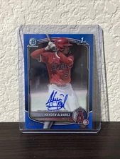 2025 Bowman - Chrome Prospect Auto Hayden Alvarez #CPA-HA Blue Refractor /150