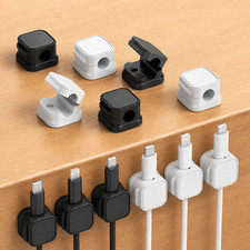 Magnetic Cable Clips  Cord Holder, Under Desk Cable Management Lot