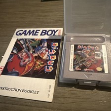 Nintendo Gameboy Game Dig Dug Tested & Working W/Manual