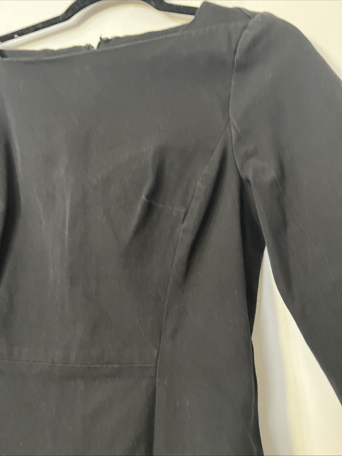 BANANA REPUBLIC Solid Black Stretch Square Neck S… - image 3