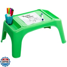 LAPGEAR Turtle Table Kids Flexible Seating Lap Desk Tray with Storage for Sna