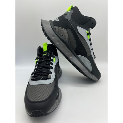 Puma Wild Rider Mid WS Black/Grey 381598-01 Men s Sneaker Size 8.