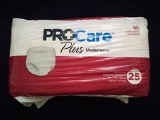 ProCare PLUS Underwear Premium Absorbency - Medium - 25 Count