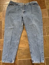 VINTAGE Lee Riders Denim Jeans Women 20 P Relaxed Tapered High Rise