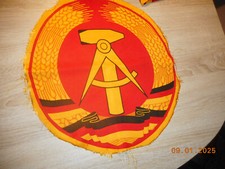 DDR Emblem Wappen Flaggenemblem Fahnenemblem Hammer & Zirkel DDR 43,0 cm NVA