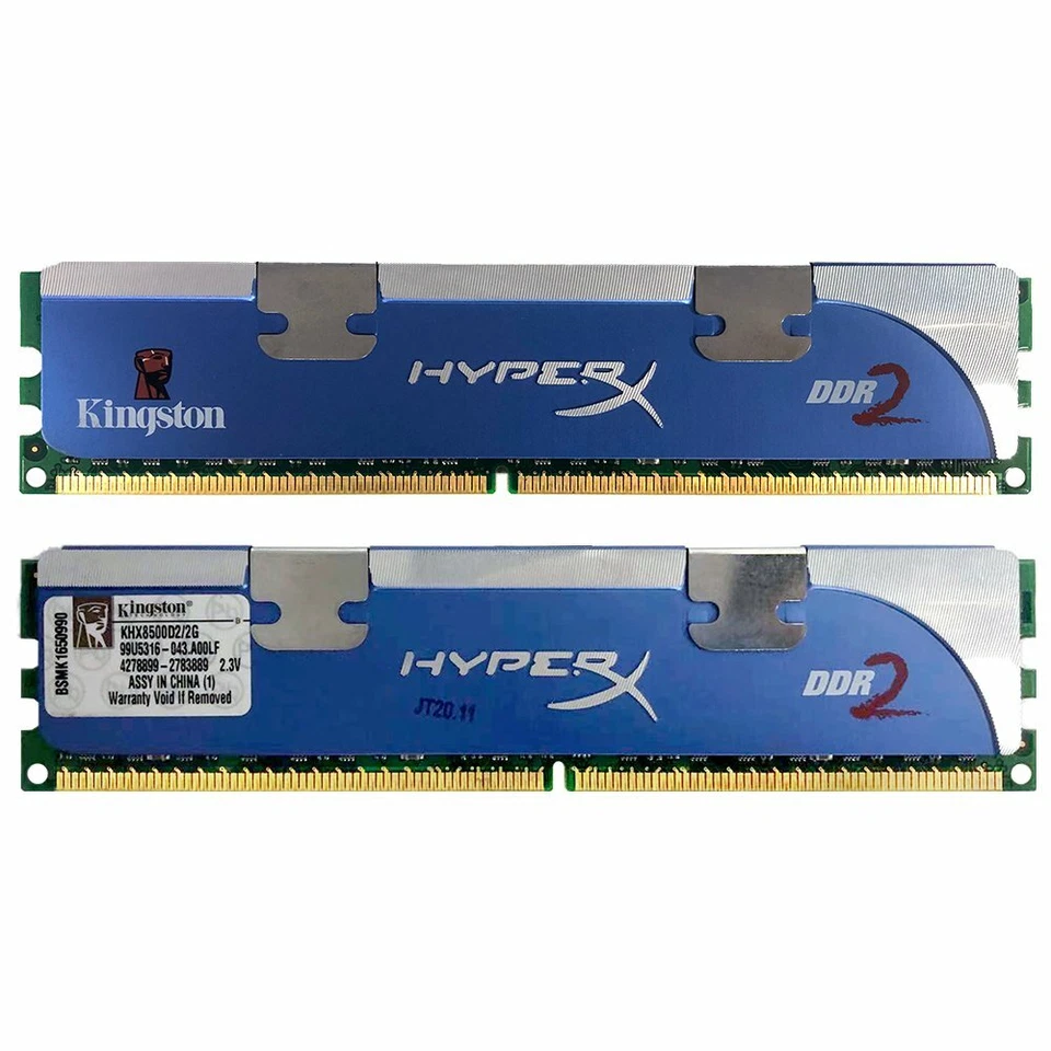 Kingston HyperX 4GB (2x 2GB) KHX8500D2/2G PC2-8500U DDR2 1066MHz Desktop RAM XBT - Image 4 of 4