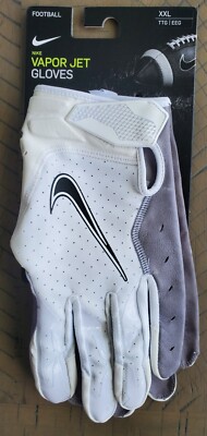 NEW Nike Vapor Jet NFL Receiver Gloves MagniGrip White Size Adult 2X-Large 