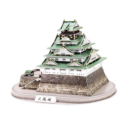 Assyme Cubic Fan 3D Puzzle Craft Kit No Glue Or Tools Required Osaka Cast_