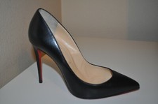 Christian Louboutin So Kate Pointy Toe 120 Pump Shoe Black Leather 36 EU 5.5 US