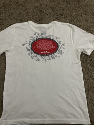 Atoms For Peace W.A.S.T.E. 2010 Tour T Shirt Thom Yorke Radiohead