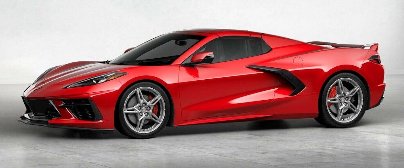 Factory Corvette Stingray Door Sills OEM C8 Illuminated Plates Trim GM