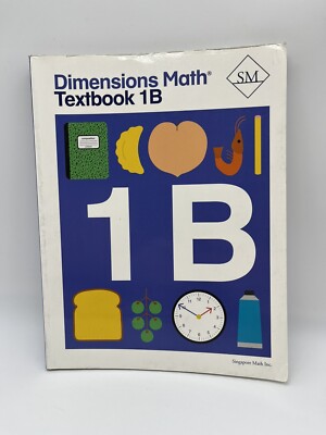 Singapore Math Dimensions 1 B student workbook, Homeschool / School 1st grade