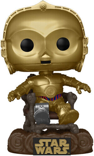 FUNKO POP! Star Wars: Die Rückkehr der Jedi-Ritter 40. - C3P0 im Stuhl [Neues Spielzeug] Vinyl - Bild 1 von 3