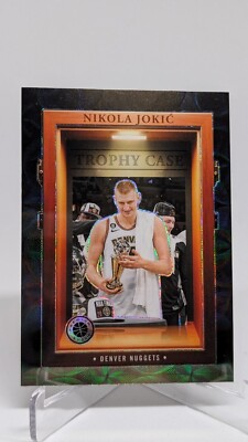 Nikola Jokic 2023-24 Panini Hoops Premium Stock SCOPE TROPHY CASE SSP #9