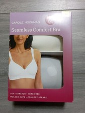 Carole Hochman Bras Adult 2 PACK Small Micro/Cloud Seamless Comfort Womens