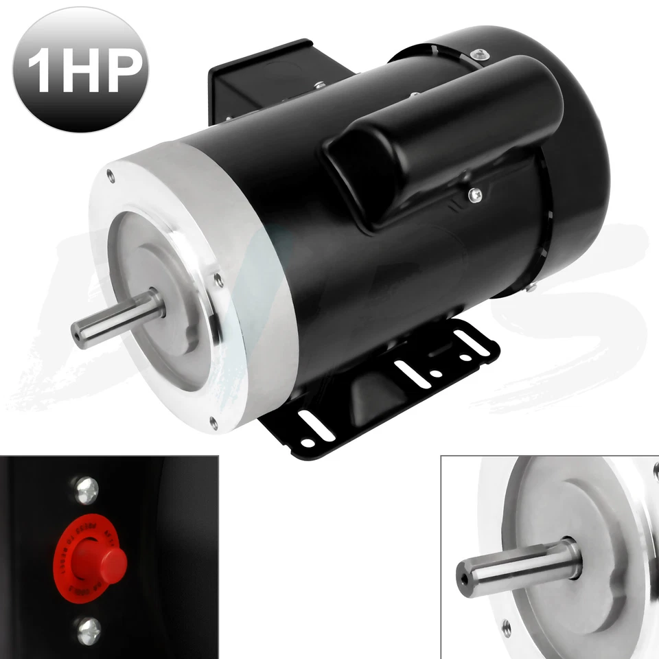 General Purpose Motor Electric Motor 1HP 56C Frame Single Phase 115/230V 1750RPM - Image 4 of 4