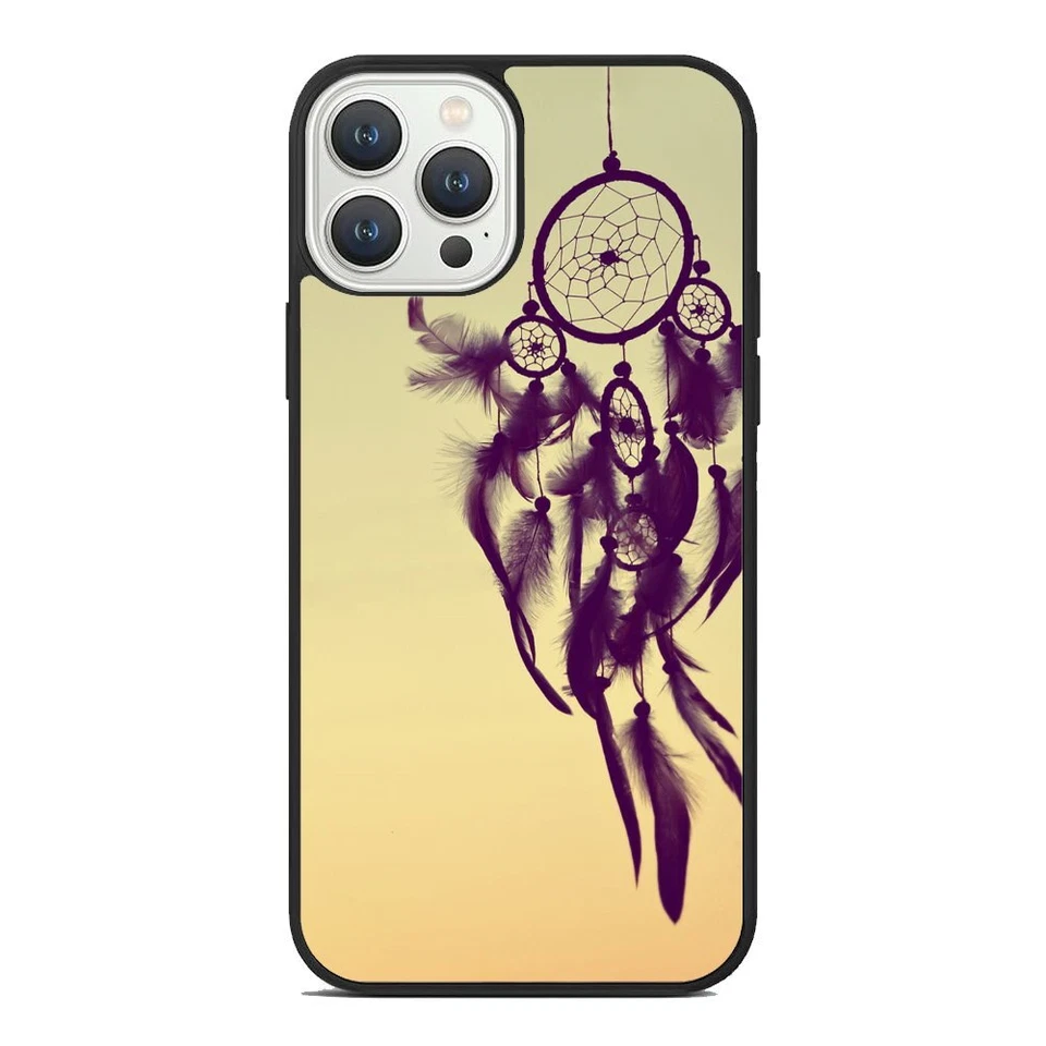 Funda de moda para Samsung Galaxy Apple iPhone 14 15 linda atrapasueños colores Foto 2 de 4