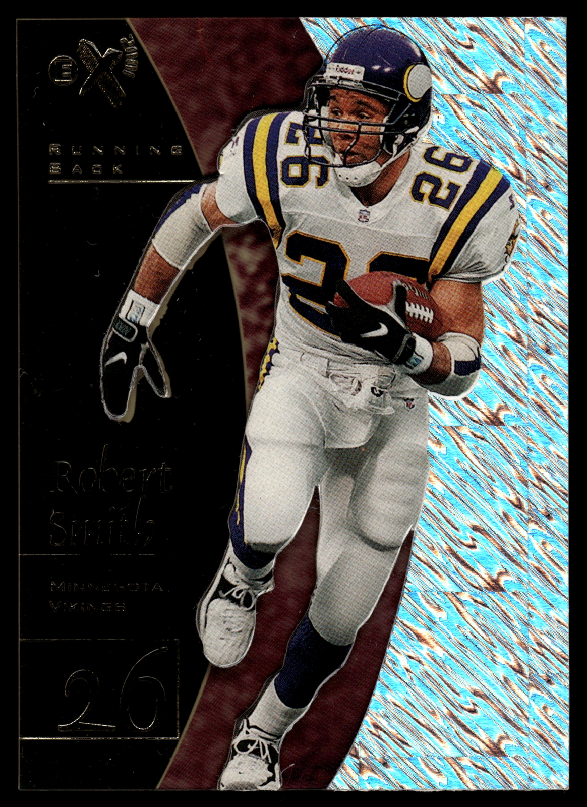 1998 SkyBox E-X2001 Robert Smith  #23 Minnesota Vikings Football Card