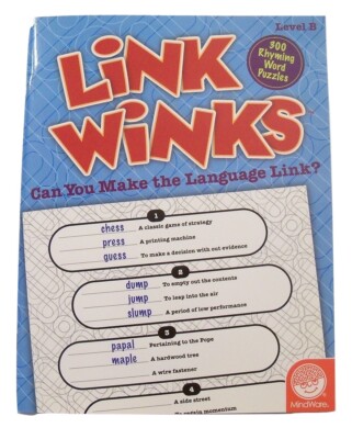 Link Winks Language Puzzles ~ Level B (300 Creative Thinking Language Problems)