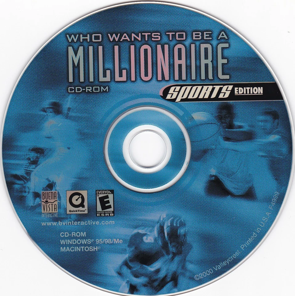 Lot of 3 Vintage Who Wants To Be A Millionaire (PC, 2000) *DISC ONLY* - Image 3 of 3