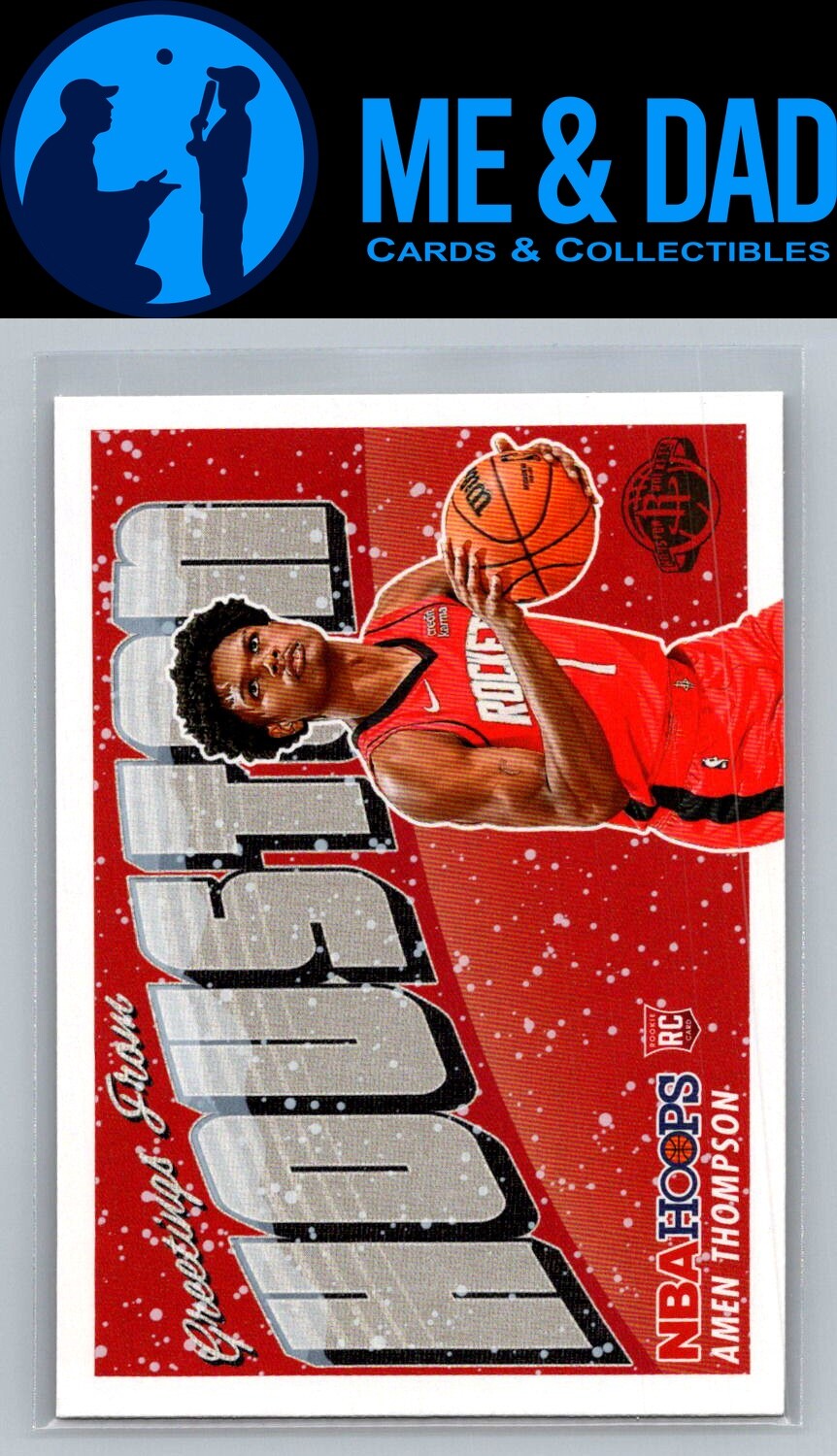 2023-24 Hoops #8 Amen Thompson Rookie Greetings