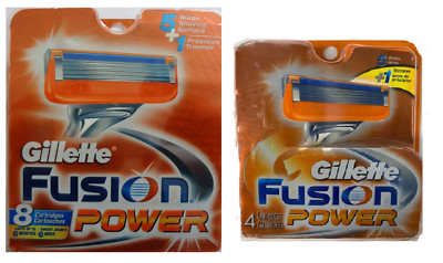 Gillette Fusion Power Razor Blades, 12 Cartridges (Bulk Packaging)