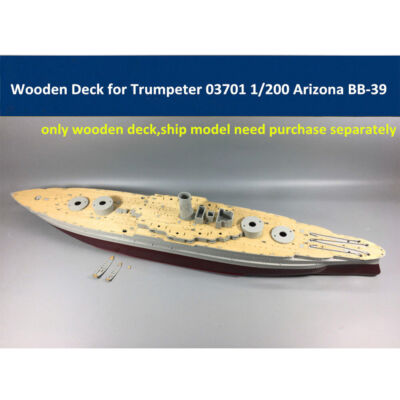 #ad Wooden Deck for Trumpeter 03701 1 200 Scale USS Arizona BB 39 Model $44.21