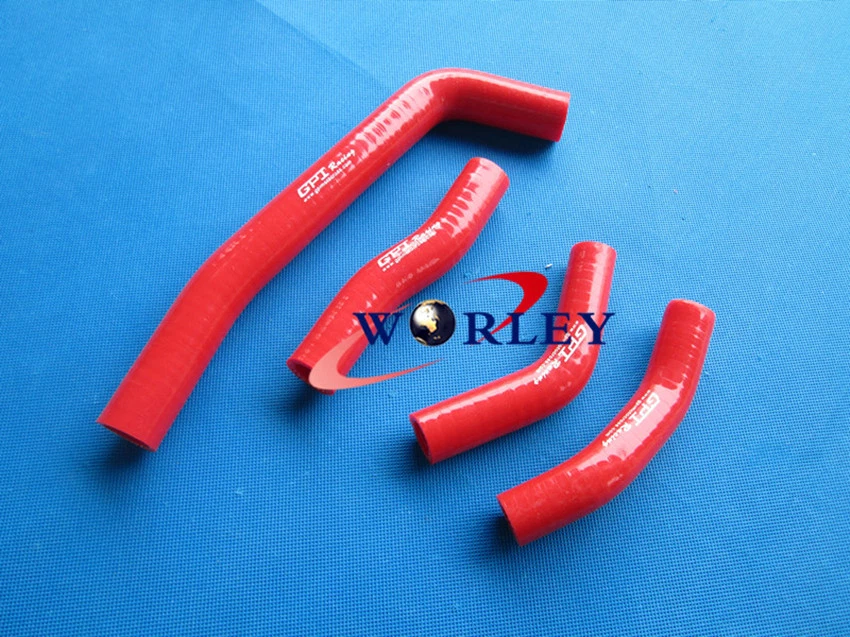 Manguera de radiador de silicona para Honda CRF250 CRF 250 CRF250R 2010-2013 11 12 13 AZUL Foto 4 de 4