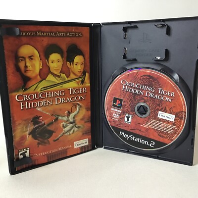 Crouching Tiger Hidden Dragon Sony PlayStation 2 PS2 Video Game w