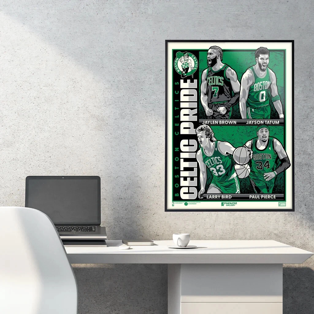 Phenom Gallery Boston Celtics Pride Poster