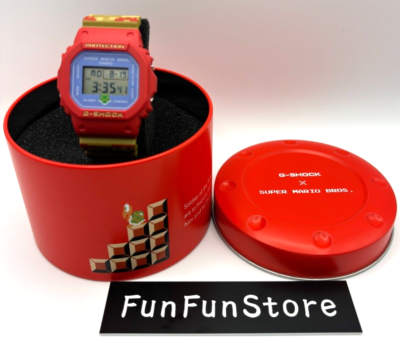 CASIO G Shock DW5600SMB4 Super Mario Brothers Collab Watch Japan
