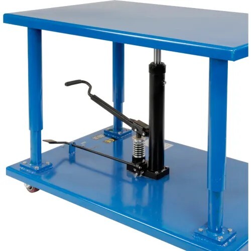 NEW! Work Positioning Post Lift Table Foot Control 2000 Lb Cap 48x32 ...