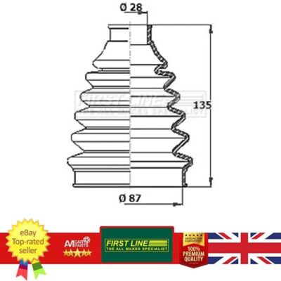 CV Joint Boot Kit For Citroen BERLINGO C-ELYSEE C2 C3 C4 329331