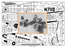 Model Airplane Plans (UC): Lockheed Hudson 40" Scale Twin-Engine for .074-.19s