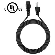 UL 6ft AC Power Cord For Epson WorkForce WF-2850 All-in-One Printer 3-Prong
