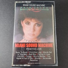 Miami Sound Machine Primitive Love 1985 Cassette Tape Album Pop Dance 80s 90s