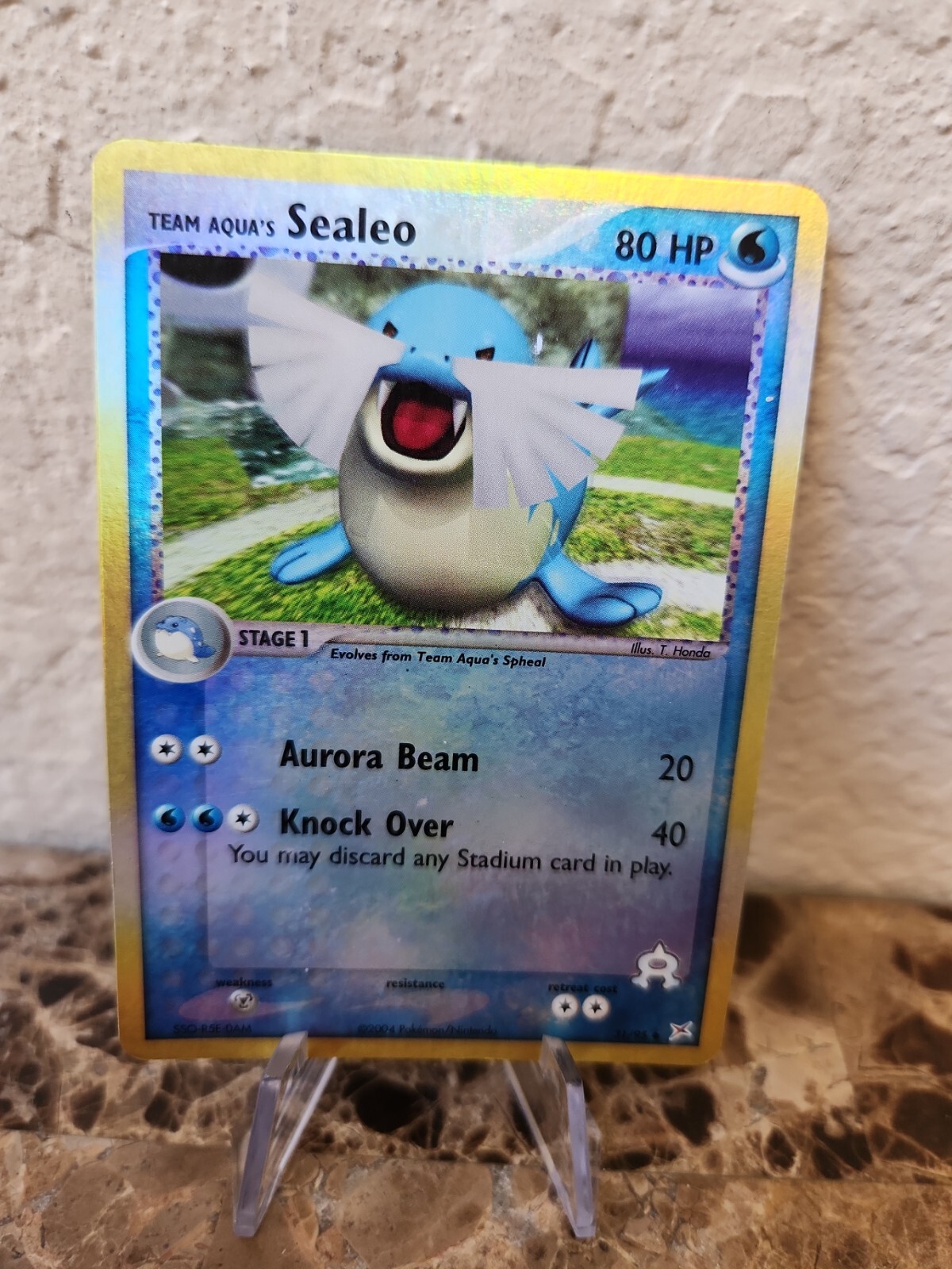 Pokemon Card Sealeo 31/95 Reverse Holo Great condition.