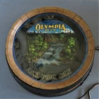 Vintage 1980 ASK FOR OLY OLYMPIA Beer Barrel Motion Sign WORKS PERFECT SEE VIDEO