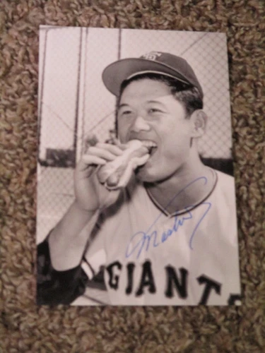 San Francisco Giants MASANORI MURAKAMI Signed 4x6 Photo BASEBALL AUTOGRAPH