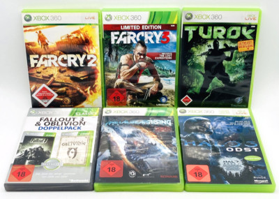 Bundle FarCry Far Cry Turok Fallout Elder Oblivion Metal Gear Halo XBOX 360