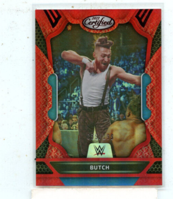 2022 Panini Chronicles WWE - Certified Butch #225 Red /199 for